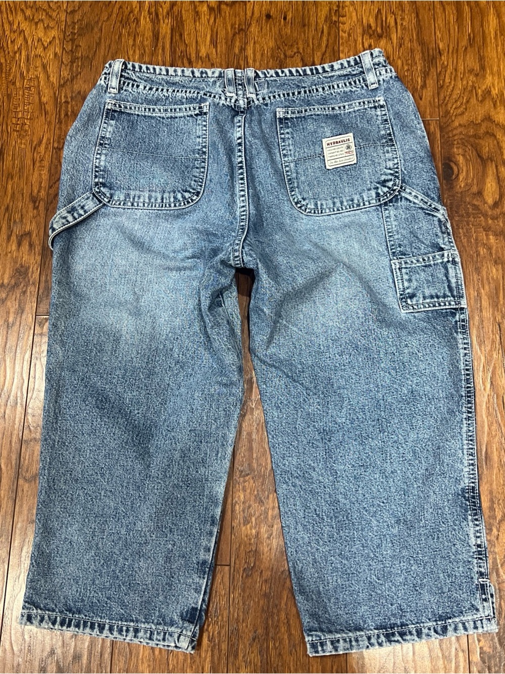 Vintage Hydraulic Carpenter Jean Capris Womens 9/10 Y2K 90s Boho Grunge Skater